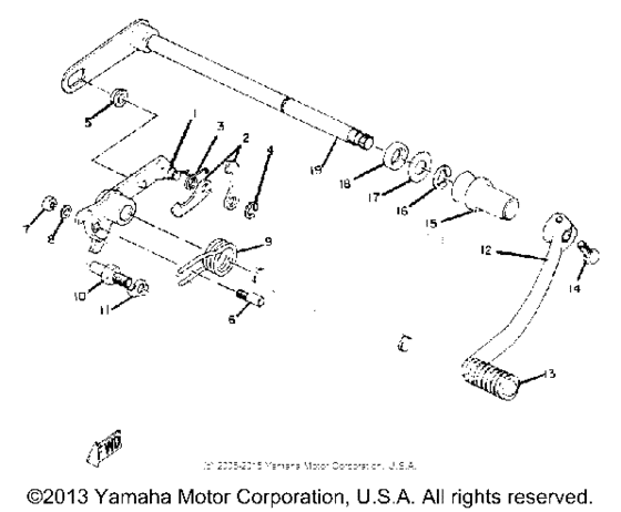 RD250 Переключение скоростей