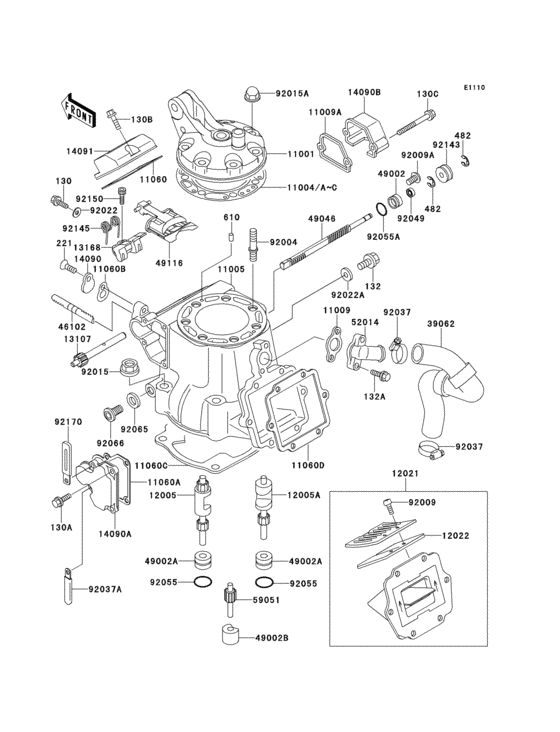 Cylinder head/cylinder(1/2)