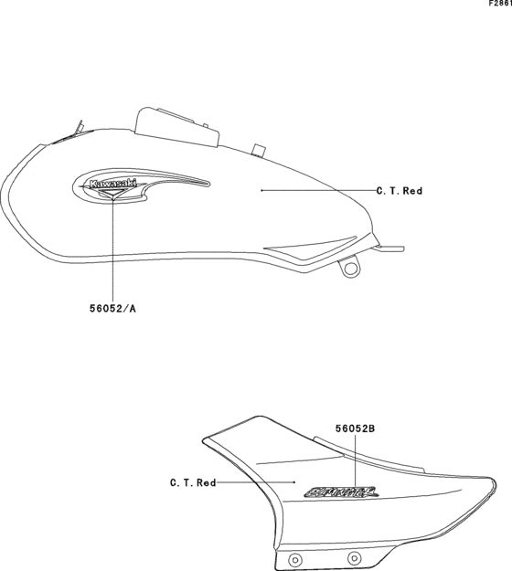 BN125 Decals(red)(a4)
