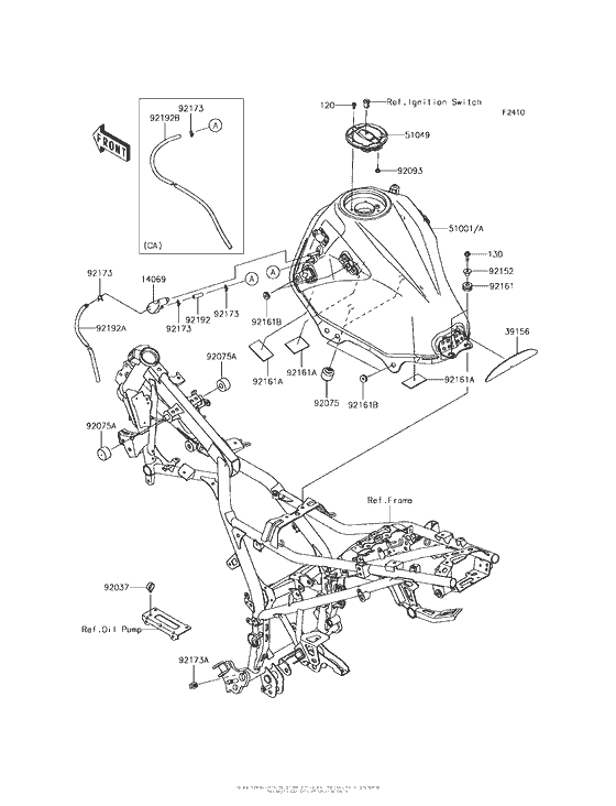  Топливный бак
