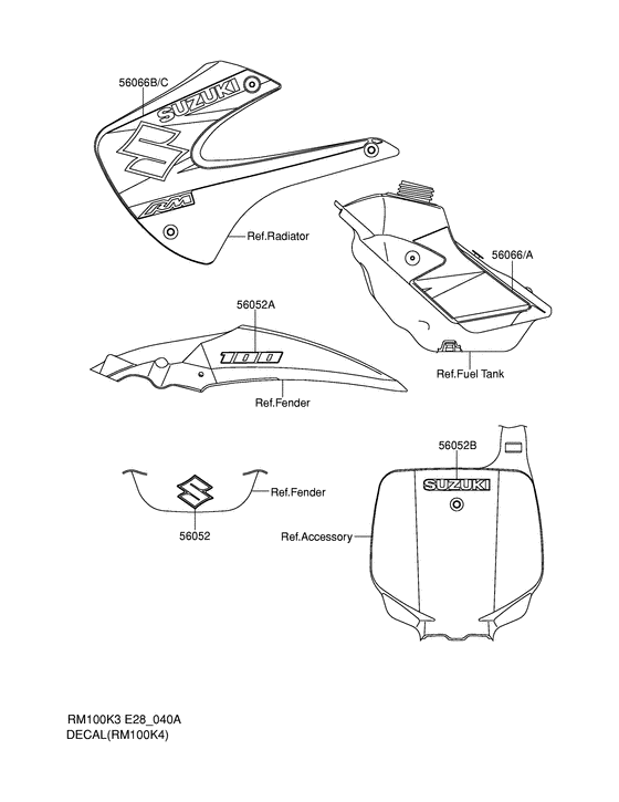 RM100 Наклейка
