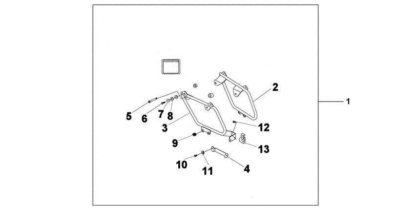 Saddlebag mount b