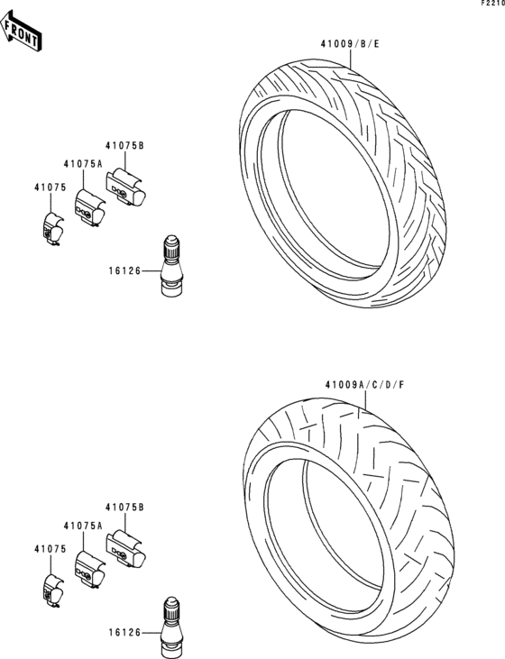 ZX900 Покрышки