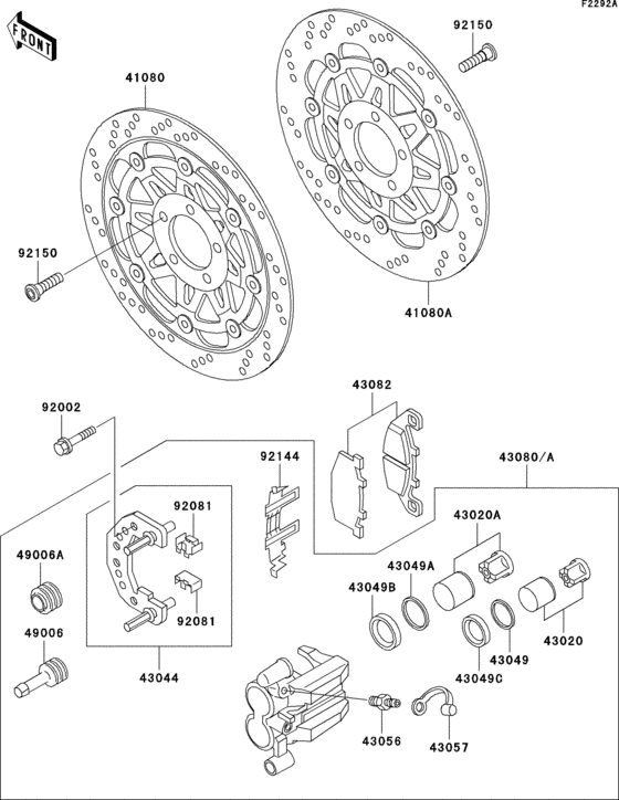 Front brake(zg1000-a19)