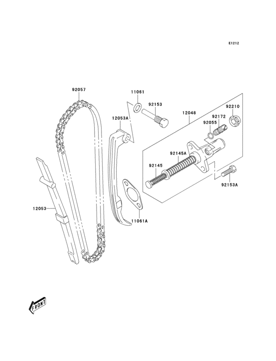 Cam chain/tensioner