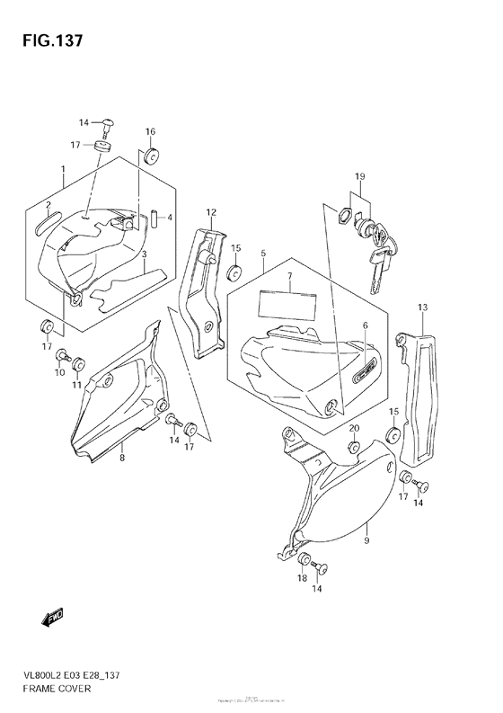 Frame Cover (Vl800C  E33)