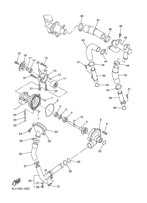 FZS1000 Водяной насос