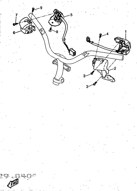 Handle switch. lever