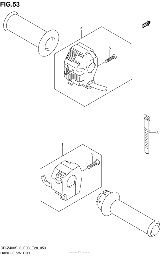 Handle Switch (Dr-Z400Sl3 E28)