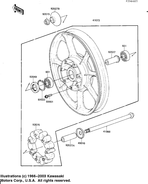 Rear wheel/hub