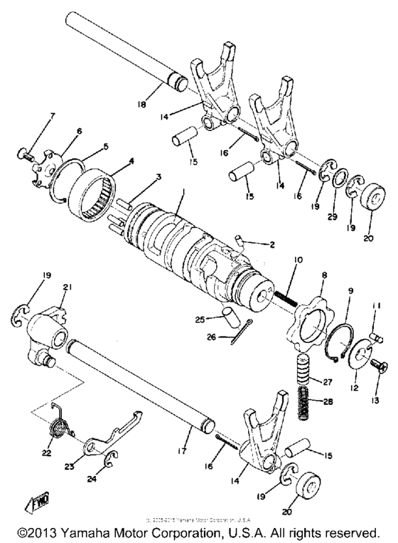 TX500 Переключение скоростей