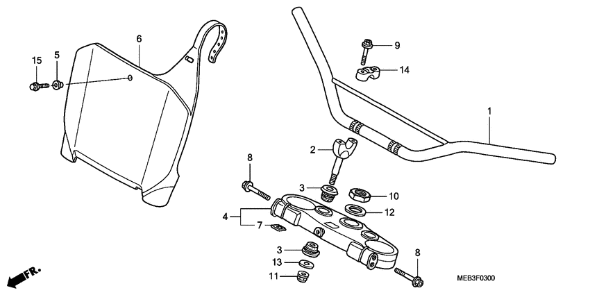 Handle pipe/top bridge