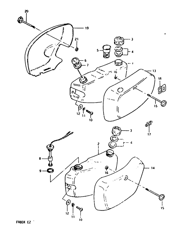 Oil tank - frame cover