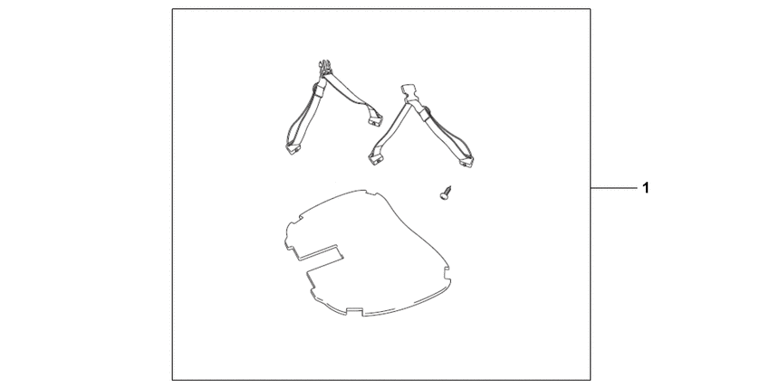 XL700V Kit mat and strap