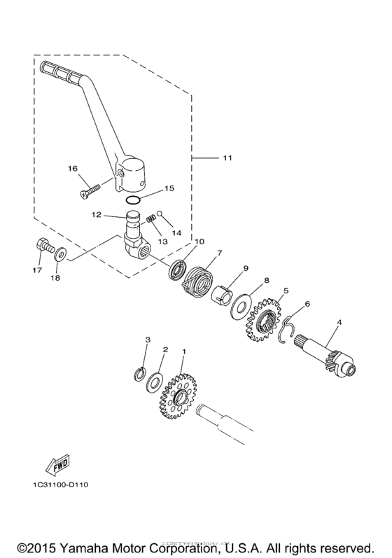 YZ125T1 Стартер