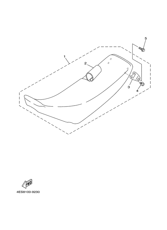 YZ80LW Сиденье