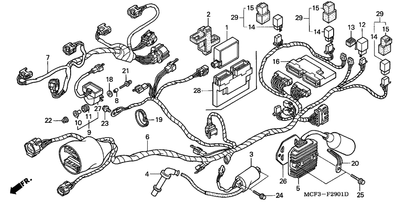 Harness wire