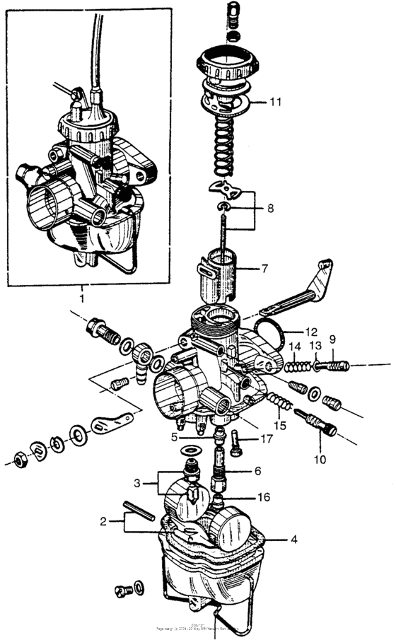 Right carburetor