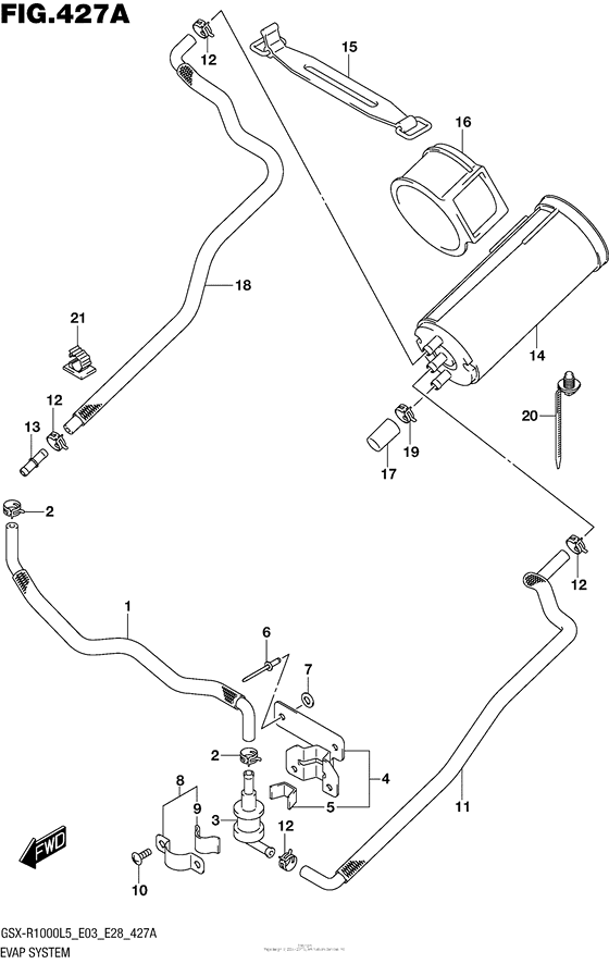Evap System (Gsx-R1000L5 E33)