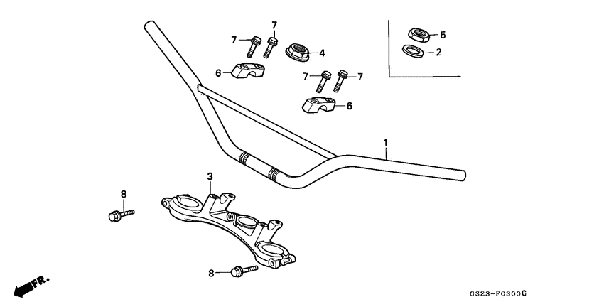 Handle pipe/top bridge