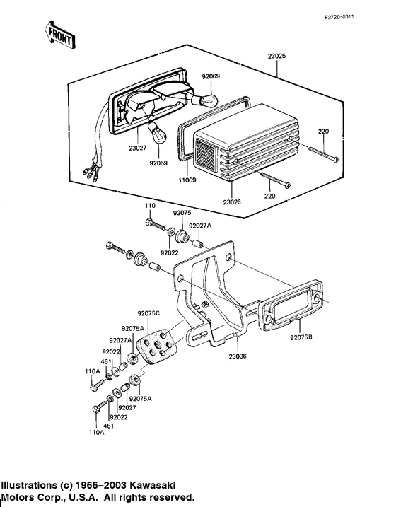 Taillight unit ass`y