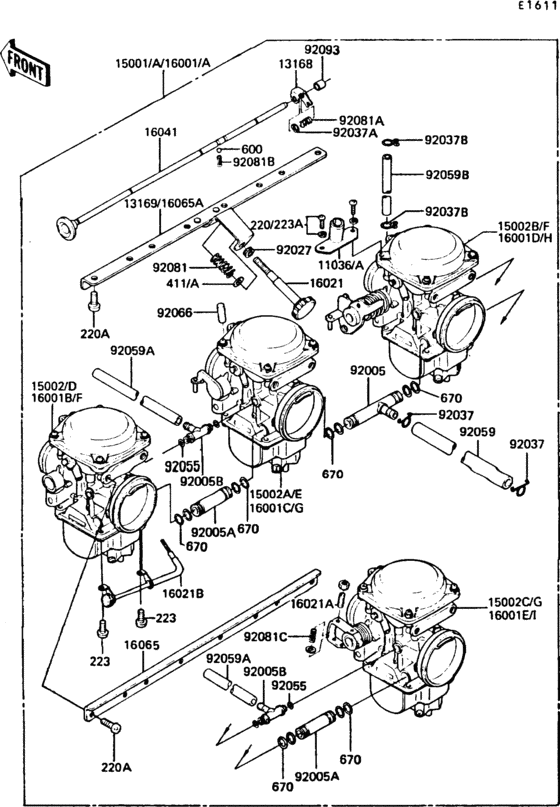 Carburetor(1/2)(z550-g1/g2/g3)