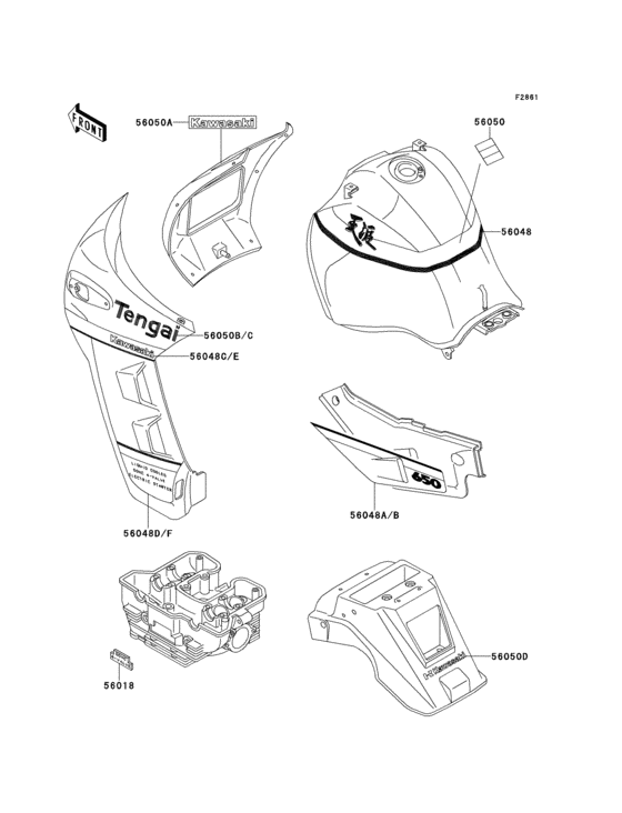  Decal(blue / blue)(kl650-b1)