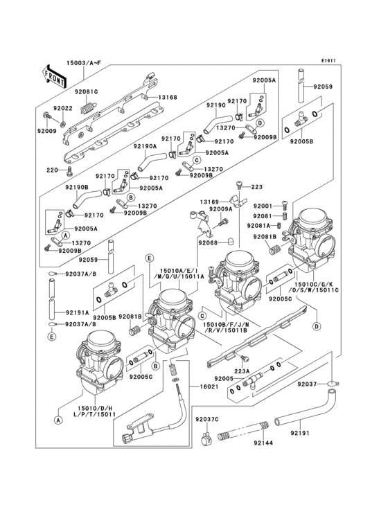 ZX1100 Carburetor(1 / 4)