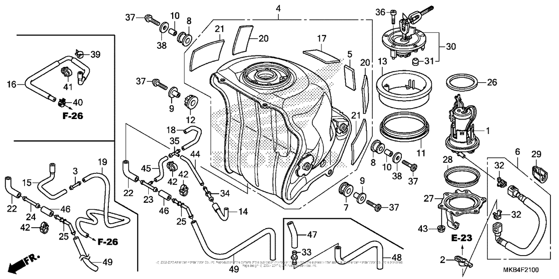 Fuel Tank + Fuel Pump