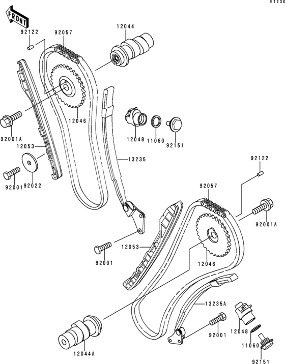 VN800 Распред вал