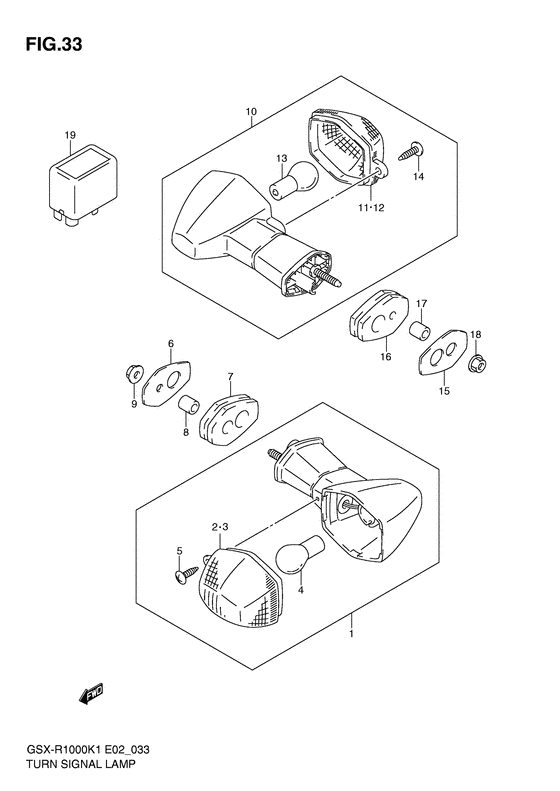 GSX-R1000 Поворотники