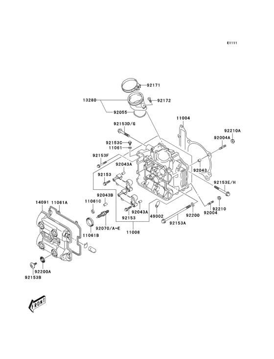 Cylinder head(front)