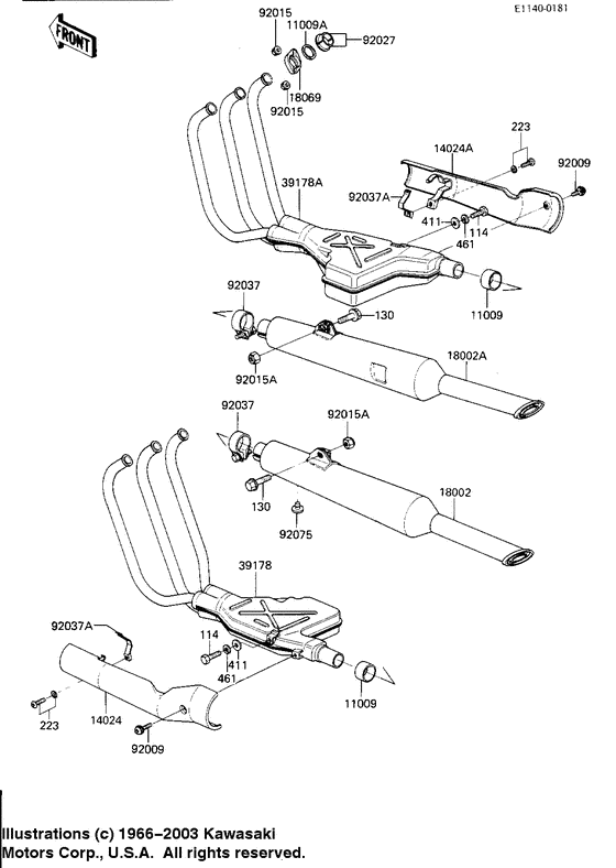 Muffler comp