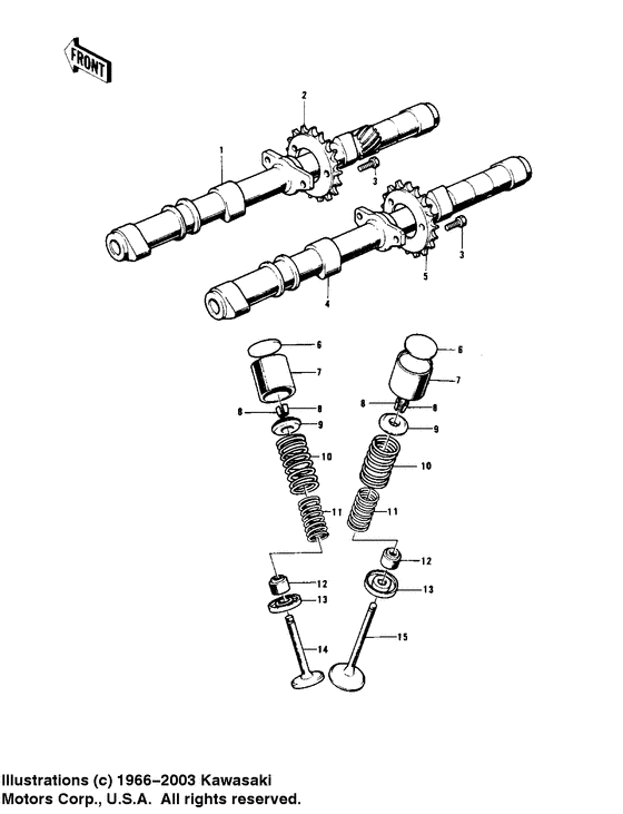 Camshafts/valves