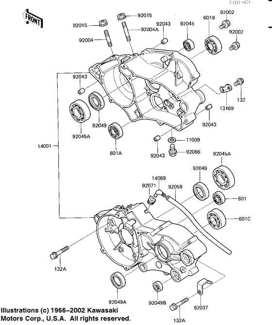  Картер двигателя