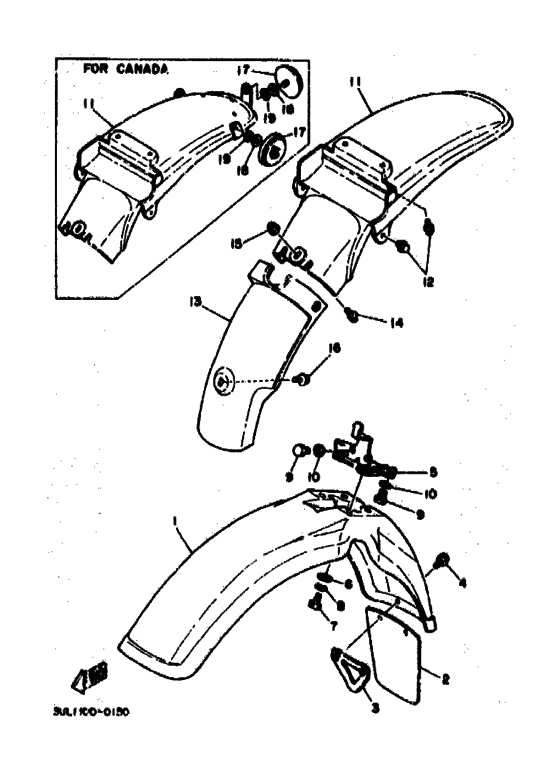 RT100 RT100A-B Крыло