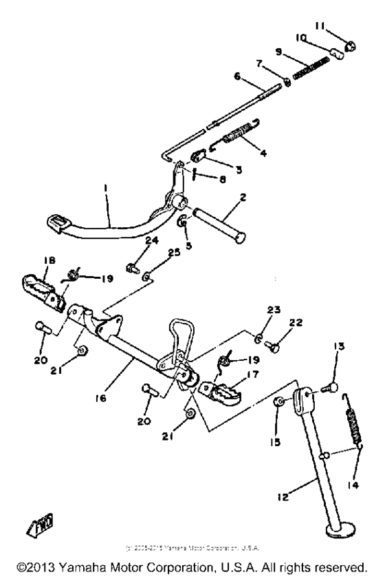 Stand - footrest