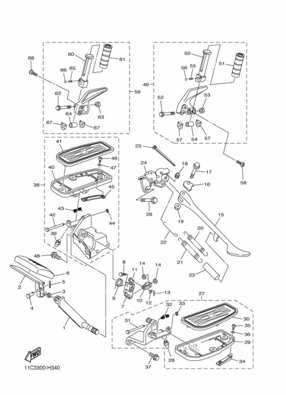 Stand & footrest