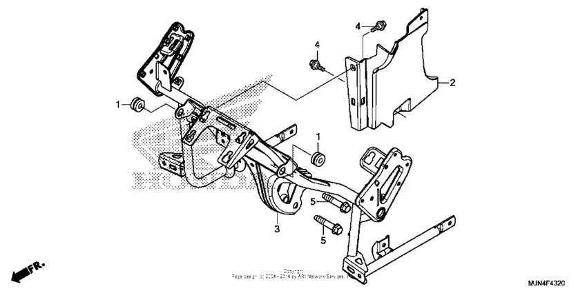 CTX1300 (ABS) Кронштейн крепления 