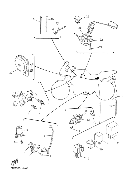 FZS600 Электрика 2