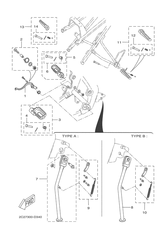 Stand & footrest