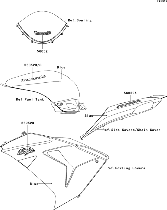 ZX1000 Decals(blue)(d7f)