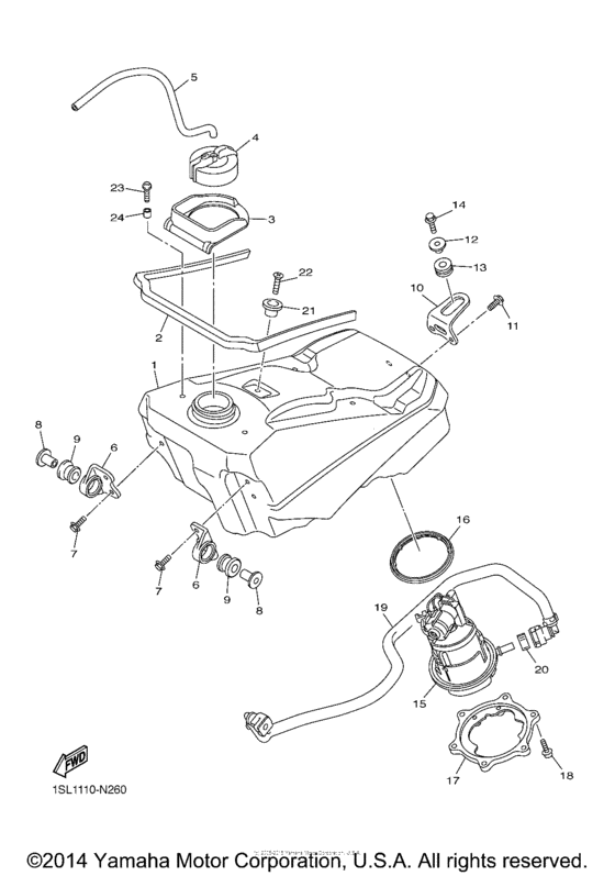  Топливный бак
