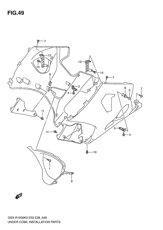 Installation parts