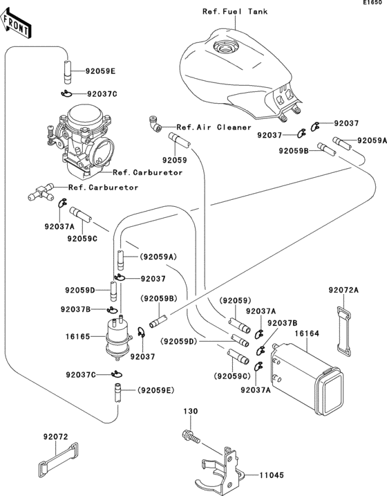 ZG1000 Испарительная система топлива