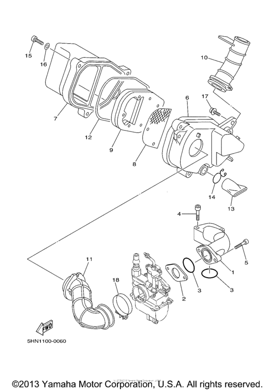 TTR90S Впускная система
