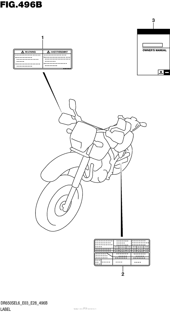 Label (Dr650Sel6 E28)