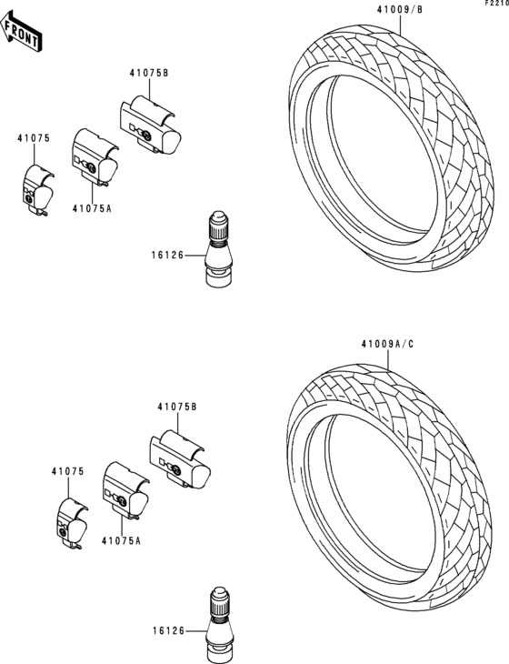 ER500 Покрышки