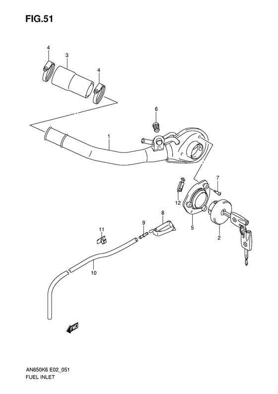 Fuel inlet