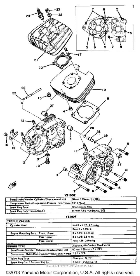 Cylinder - crankcase